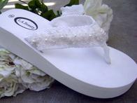 White Bridal Flip Flops with Lace trim for Weddingstytn.jpg