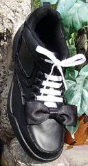 Black Tuxedo Tennis Shoes for Men